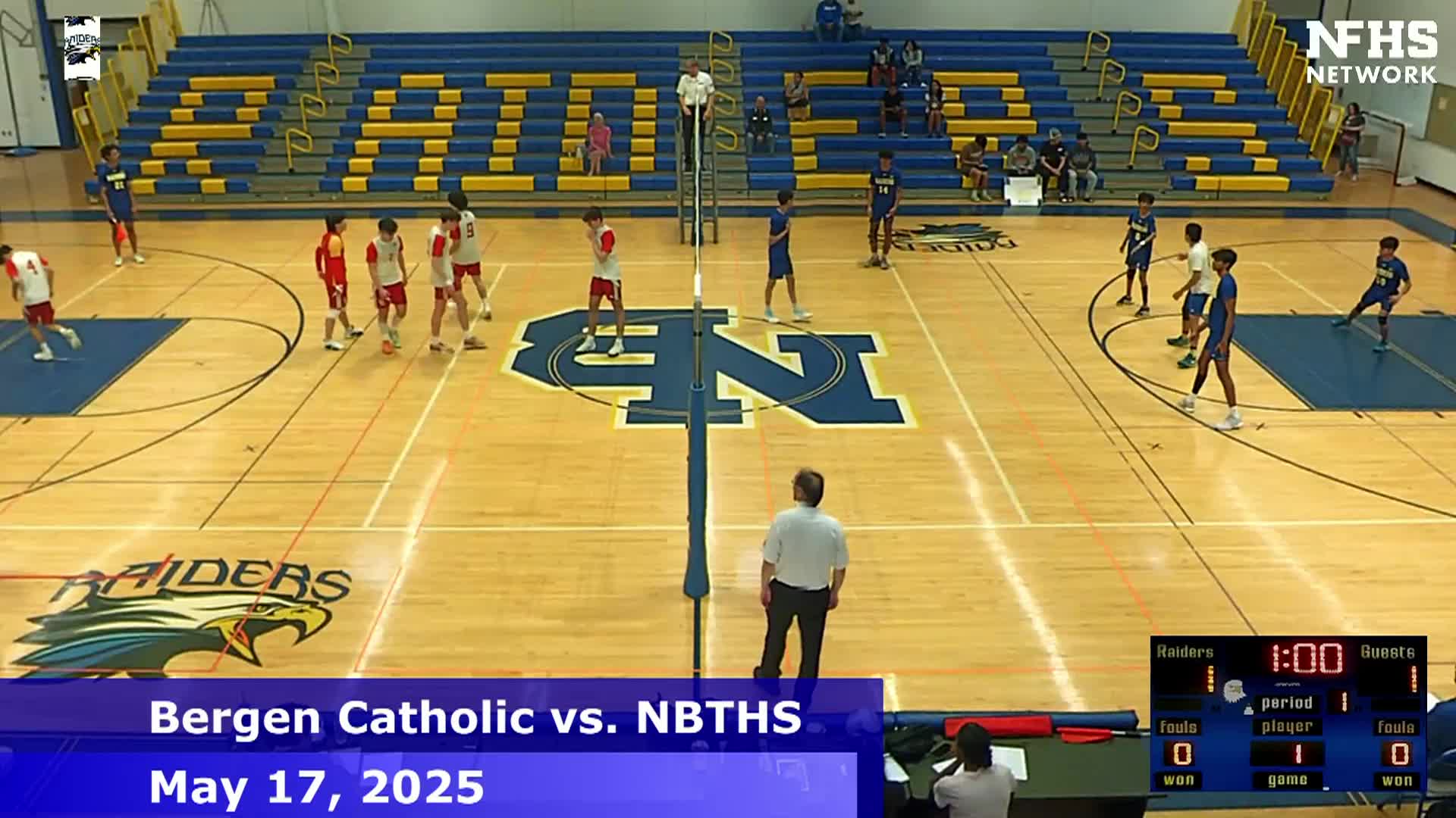 High School Boys Volleyball - Bergen Catholic vs. NBTHS - 5/17/2025